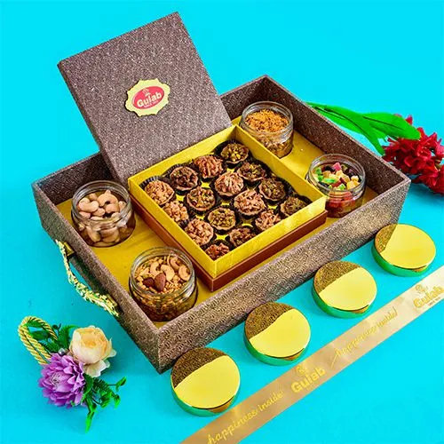 Festive Nutty Treats Assortment Box