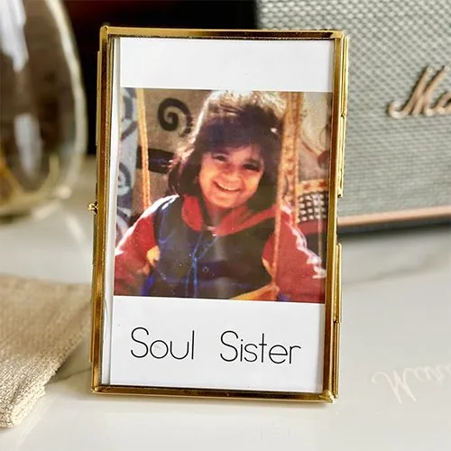 Elegant Personalized Metal Photo Frame