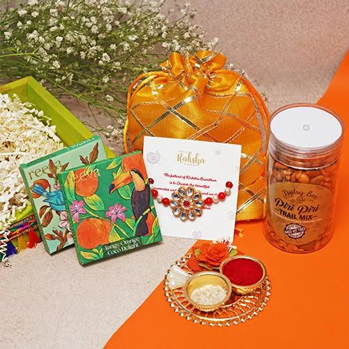 Rakhi Celebration Goodies Tray