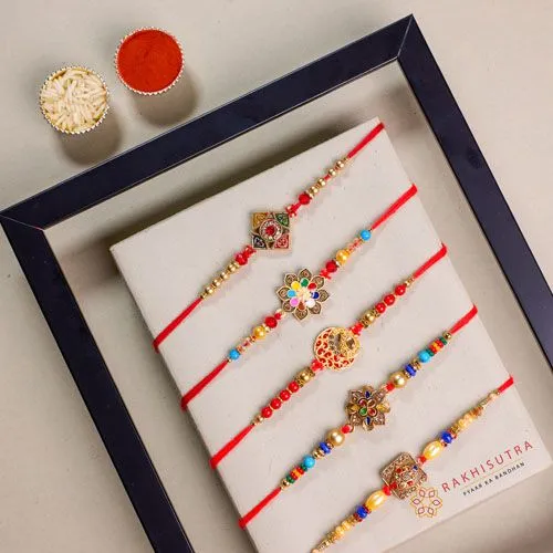 Stunning Kundan Rakhi Surprise