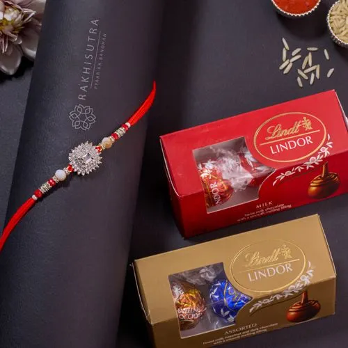 Celebrate with Love  Rakhi and Lindor Delight