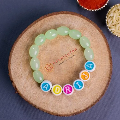 Unique Name Beads Rakhi