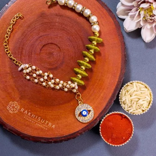 Stylish Evil Eye Bracelet Rakhi