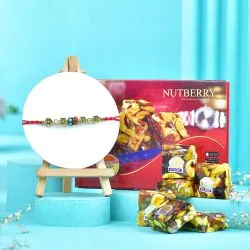 Elegant Rakhi with Nutberry Treats