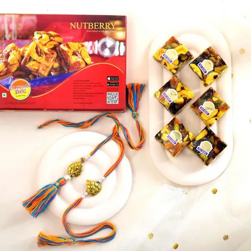 Charming Rakhis  N  Nutberry Treats Indulgence