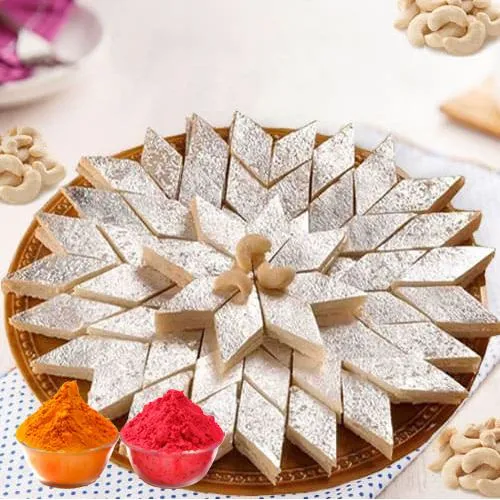 Lip smacking Kaju Katli from Haldiram