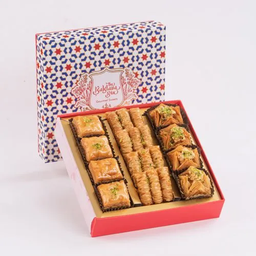 Exquisite Red Imperial Baklava Pleasures