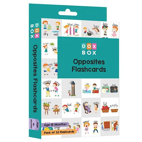 Flashcards of Opposites  32 Pack