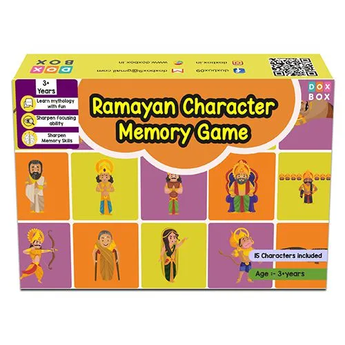 26 Ramayan Memory Cards  Character Game