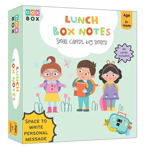 Charming Laminated Lunch Box Notes