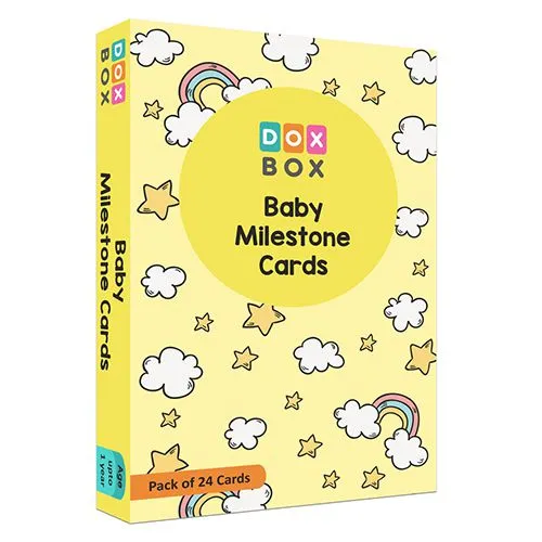 Charming Milestones Flashcards for Babies