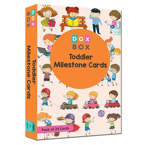 Colorful 24 Toddler Milestones Pack