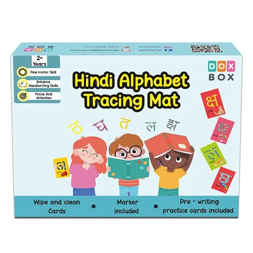 Reusable Hindi Alphabet Learning Cards