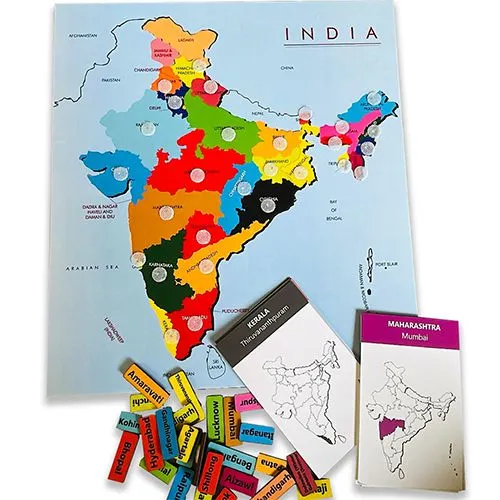 Indian States and Capitals Explorer Kit