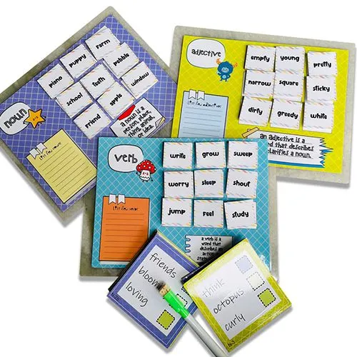 Educational Grammar Mats and Flashcards