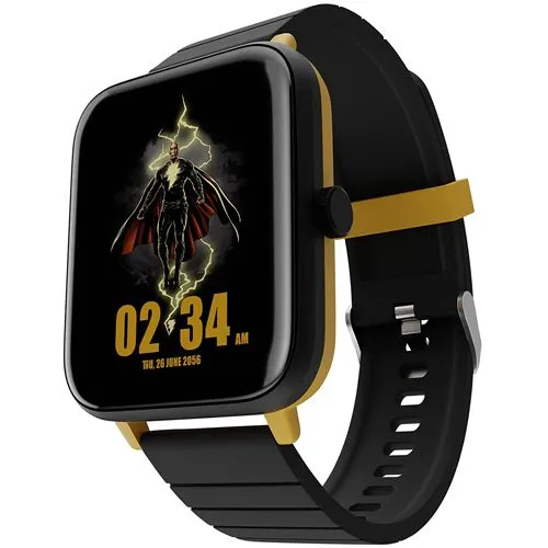 Enthralling ZEBRONICS DC Black ADAM Edition DRIP Smartwatch